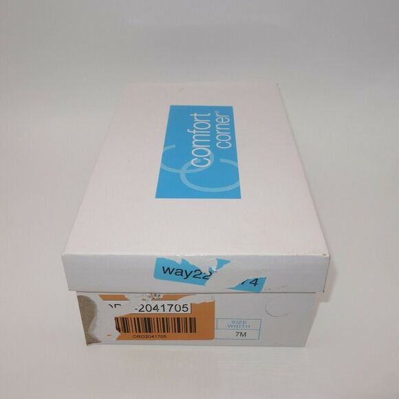 New in Box Comfort Corner Red Sandals Low Heel Women's 7M - Picture 10 of 11